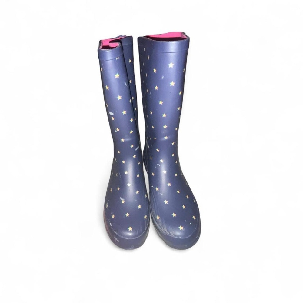 Target Kids Purple Rain Boots with Star Pattern​ - Picture 5 of 5